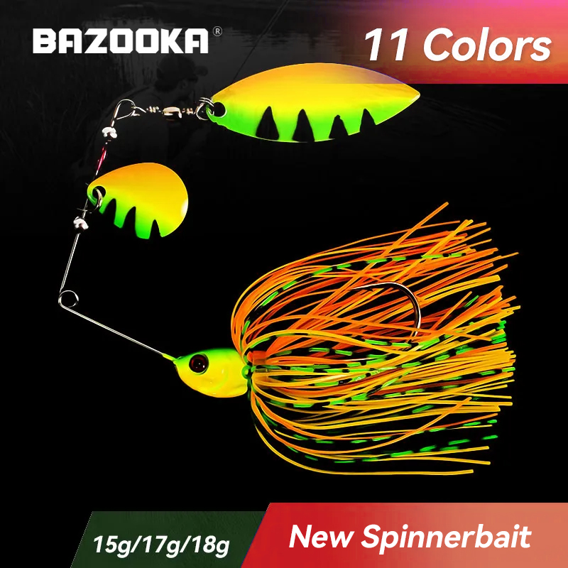 Fishing Lure Jerkbait - Bazooka umpan pancing Spinnerbait 15g 18g