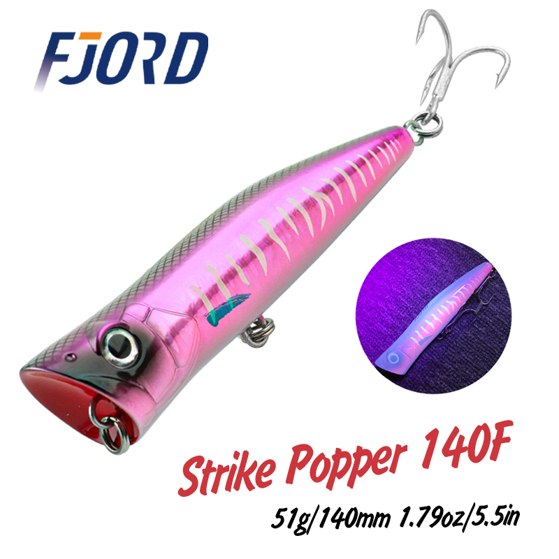 Fishing Lure Buzzbait - FJORD umpan pancing 140mm 51g Popper,