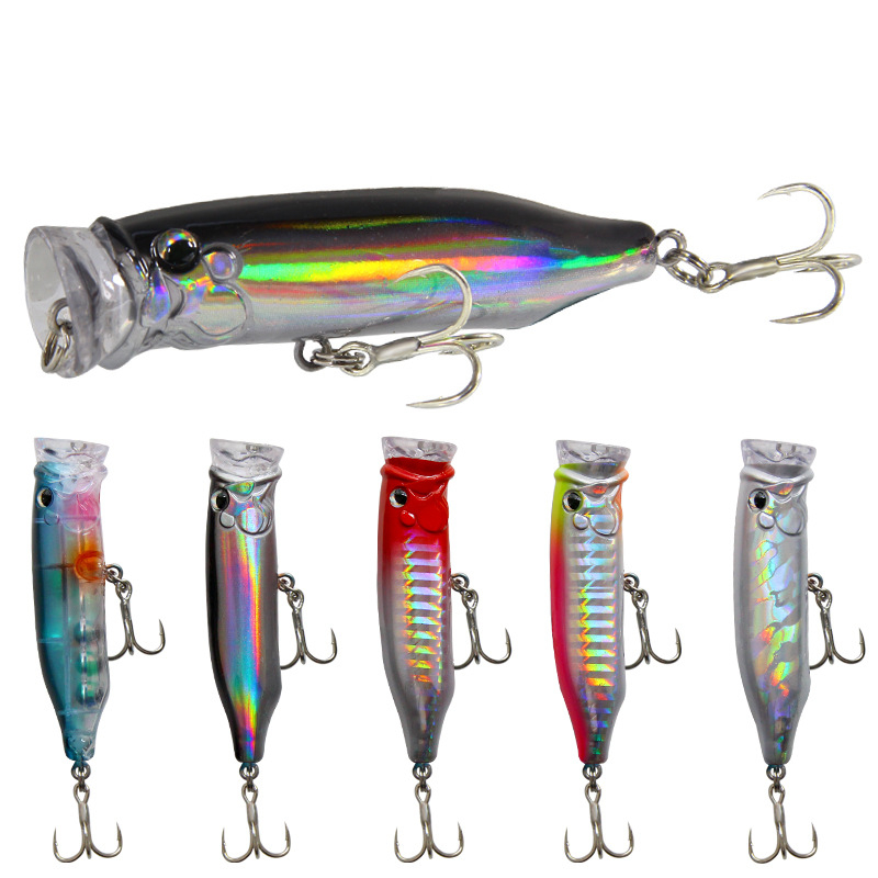 Fishing Lure Popper - 5 Buah Umpan Pancing Topwater Popper