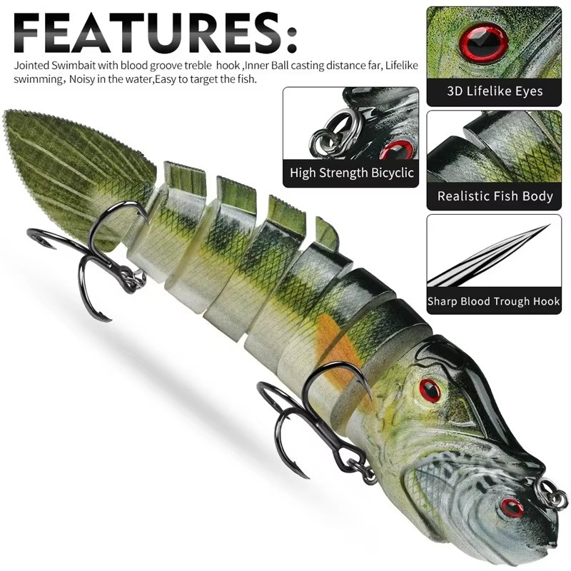 Umpan Pancing 8-Segmen Mirip I - Fishing Lure Popper ulasan dan harga