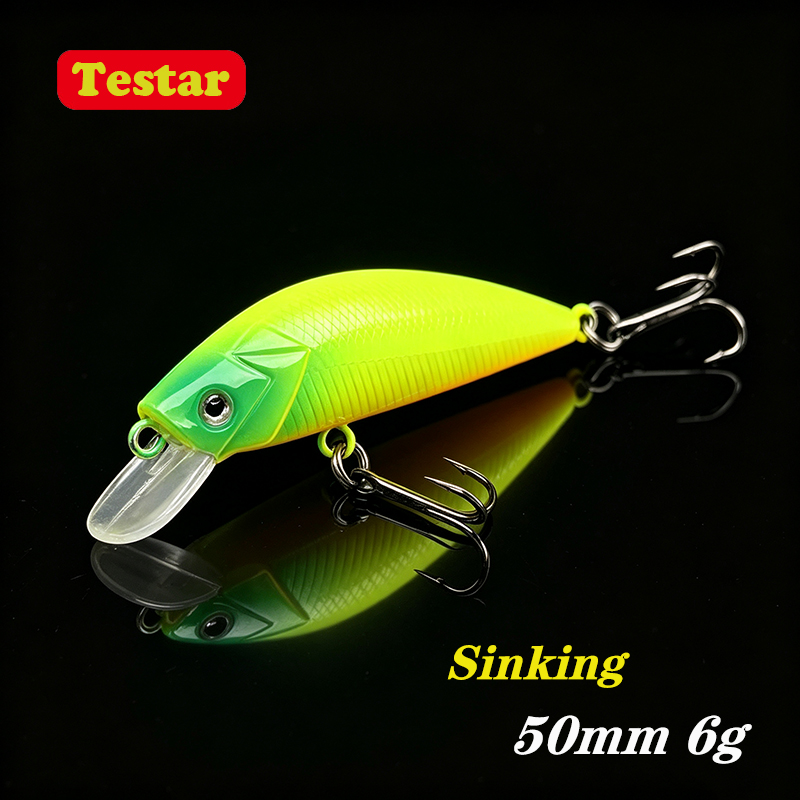 Testar 50mm 6g Sinking Minnow  - Fishing Lure Jerkbait ulasan dan harga