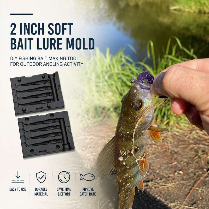 Cetakan Umpan Lunak 2 Inci, Al - Fishing Lure Kit ulasan dan harga
