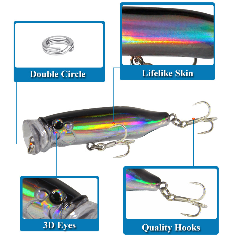 5 Buah Umpan Pancing Topwater  - Fishing Lure Popper ulasan dan harga