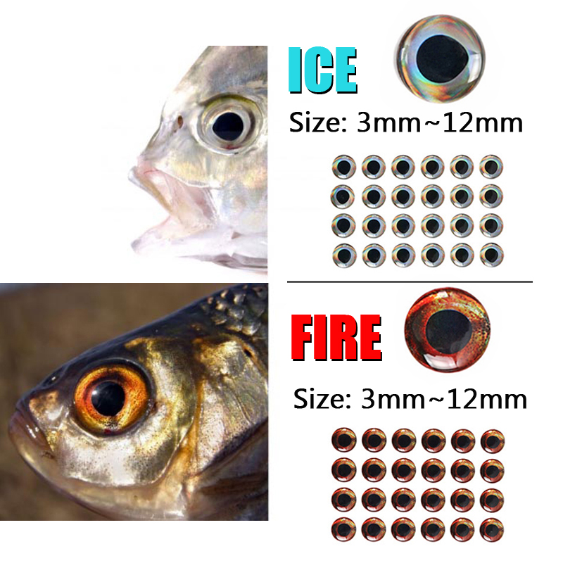 200PCS Mata Ikan Simulasi 3D R - Fishing Lure Topwater ulasan dan harga